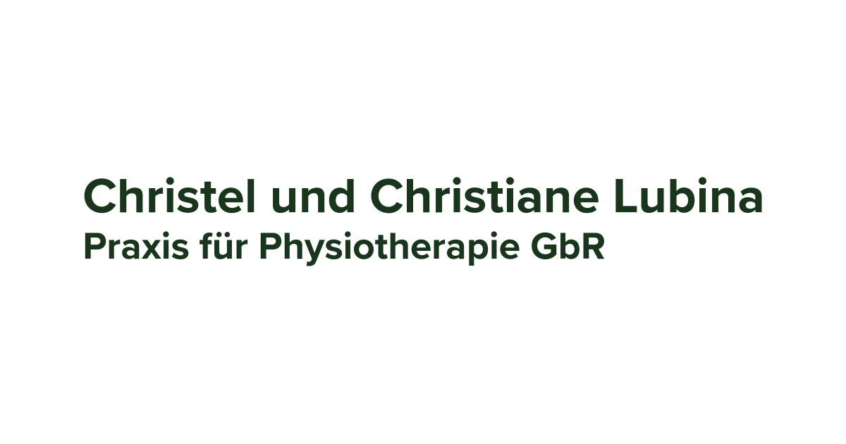 Christel und Christiane Lubina, Krankengymnastinnen Praxis für Physiotherapie GbR